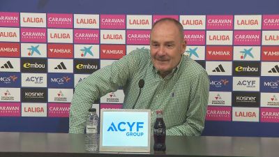 Víctor Fernández durante su comparecencia de este jueves.