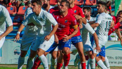 Imagen del partido disputado este domingo en Pinilla.