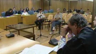 Joseba Arregi Erostarbe, 'Fiti', durante uno de los juicios a los que se enfrentó. / Aragón TV