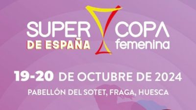 Cartel oficial de la Supercopa de España femenina de hockey.