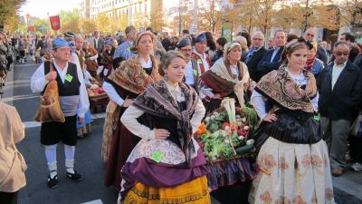 Imagen de archivo de la Ofrenda de Frutos de Zaragoza. / Europa Press