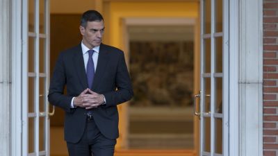 La reunión entre Pedro Sánchez y Jorge Azcón se adelanta al jueves 10 de octubre. / Europa Press
