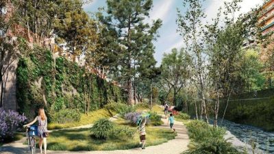 Proyecto de regeneración del río Huerva a su paso por Zaragoza. / Ayuntamiento de Zaragoza