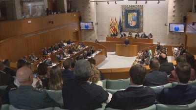 Primera jornada del debate del estado de la Comunidad. / Aragón TV
