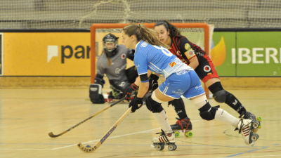 Imagen de un partido de la pasada temporada ante Sant Cugat