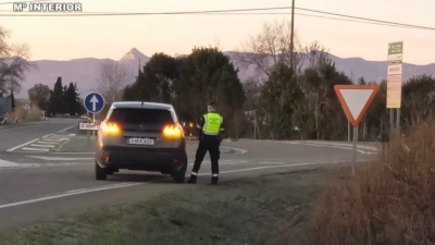 Los dos investigados están acusados de un delito contra la seguridad vial. / Guardia Civil de Huesca