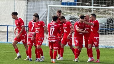 Imagen del duelo disputado este domingo del Utebo.