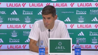 Antonio Hidalgo durante la rueda de prensa. Foto: Aragón Deporte