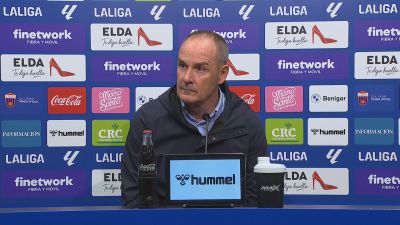 Víctor Fernández en rueda de prensa.