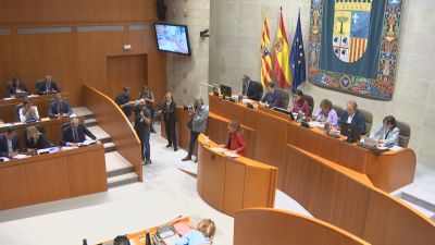 Debate en el Pleno sobre las propuestas de resolución. / Aragón TV