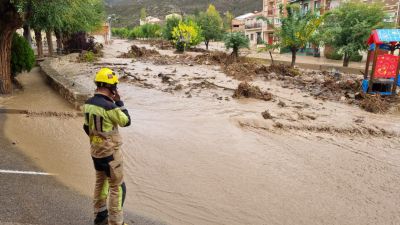 La localidad turolense de Montalbán, este miércoles. / Diputación de Teruel
