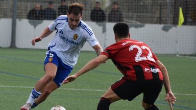 Imagen del duelo disputado por el Deportivo Aragón este domingo. Foto: X Real Zaragoza.