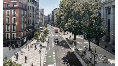 Recreación de la reforma del Coso. / Ayuntamiento de Zaragoza