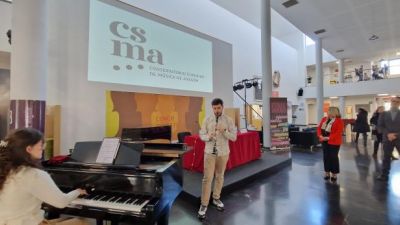 Presentación este martes de la nueva temporada del CSMA. / Gobierno de Aragón