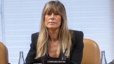 Begoña Gómez durante la comisión de investigación de la Asamblea de Madrid, este miércoles. / Europa Press