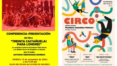 Algunos de los actos que se celebran este fin de semana en Aragón. / Canva