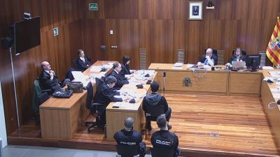 Los hechos fueron grabados por las cuatro cámaras de vigilancia de una gasolinera próxima. / Aragón TV