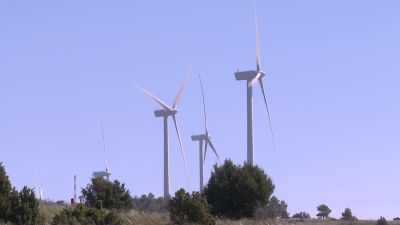 Parque eólico. / Aragón TV