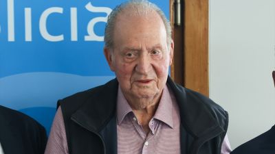 El Rey emérito durante una visita a Galicia. / Europa Press