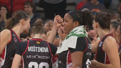 Casademont Zaragoza al final del encuentro ante IBK Euskotren