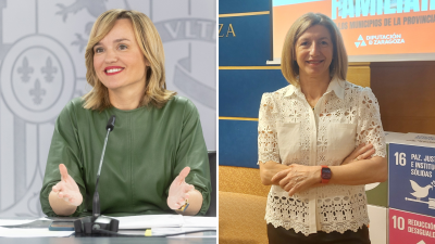 Las aragonesas Pilar Alegría y Manuela Berges forman parte de la nueva Ejecutiva socialista. / A.N