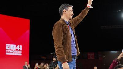 El presidente del Gobierno y secretario general del PSOE, Pedro Sánchez, en la última jornada del 41º Congreso Federal del PSOE. / Europa Press