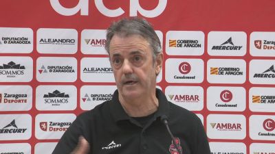 Porfirio Fisac durante la previa del encuentro europeo mañana ante Oporto