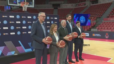 Acto de presentación de la final de la Euroliga femenina. / Aragón TV