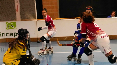 Una de las acciones del último encuentro en casa ante Aldoi. Foto Esneca Patín Fraga