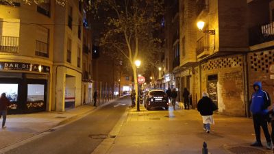 Lugar donde se ha producido la agresión. / Aragón Tv