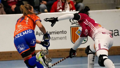 Una acción del último partido en casa del Esneca Fraga. Foto: IG Esneca Fraga