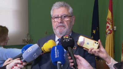 El rector de la Universidad de Zaragoza, José Antonio Mayoral. / Aragón TV