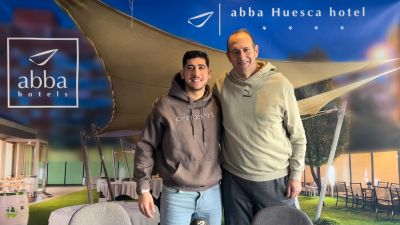 Charly Pérez y José Nolasco en la previa de hoy del choque ante Puente Genil