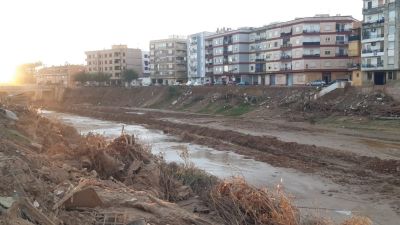 El barranco del Poyo a su paso por Paiporta (Valencia). / Europa Press