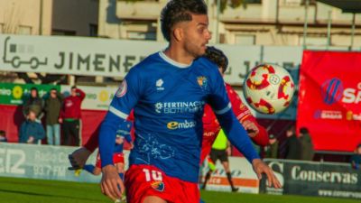 Imagen del partido del CD Teruel. Foto: X CD Teruel.