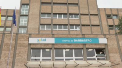 Fachada del Hospital de Barbastro. Aragón TV