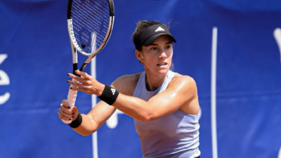 Irene Burillo en durante un partido esta temporada en Buenos Aires. Foto: IG Irene Burillo
