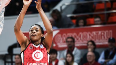 Stephanie Mawuli, durante el partido