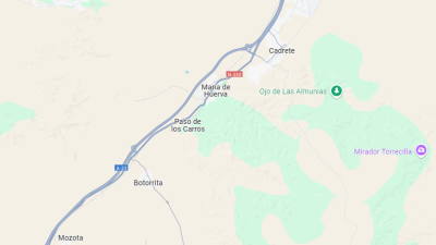 El siniestro se ha producido este sábado a las 8:00 horas en el kilómetro 481 de la N-330. / Google Maps