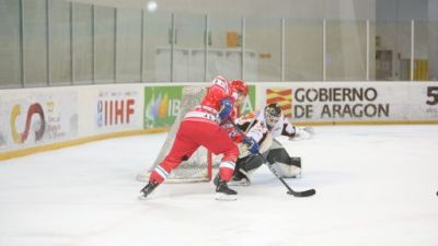 Lance del partido. Foto: CH Jaca