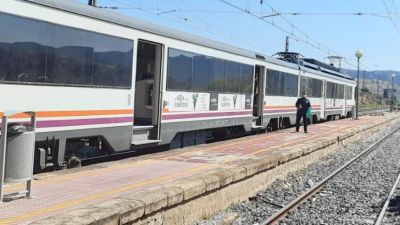 Estación de tren en Caspe. / Gobierno de Aragón