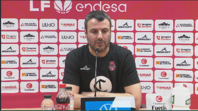Carlos Cantero en la previa de hoy del choque ante Venezia