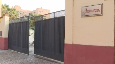 Fachada de la empresa Instalaza, en la calle Monreal, en Zaragoza. / Aragón TV