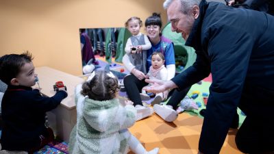 Visita del presidente de Aragón a la casa de la infancia de Aliaga (Teruel). / Gobierno de Aragón. Fabián Simón