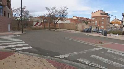Zona del barrio zaragozano de Miralbueno donde se reformarán las calles. / Aragón TV
