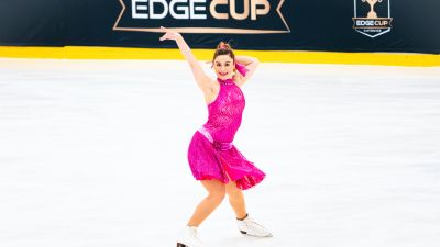 Ángela Martín-Mora, durante su participación en la Edge Cup