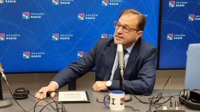 Fernando Ledesma, portavoz del PP en las Cortes de Aragón./ Aragón Radio