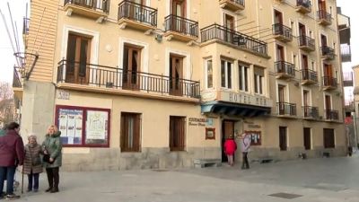 Fachada del Hotel Mur de Jaca. / Aragón TV