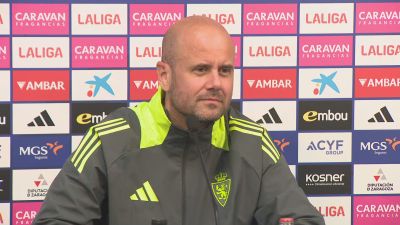 Miguel Ángel Ramírez en la rueda de prensa previa al encuentro ante el Granada