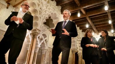 Azcón ha afirmado este lunes que el acuerdo para condonar parte de las deudas autonómicas es "malo" para Aragón. / Gobierno de Aragón. Fabián Simón